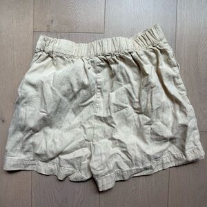 Madewell Linen Pull on Shorts